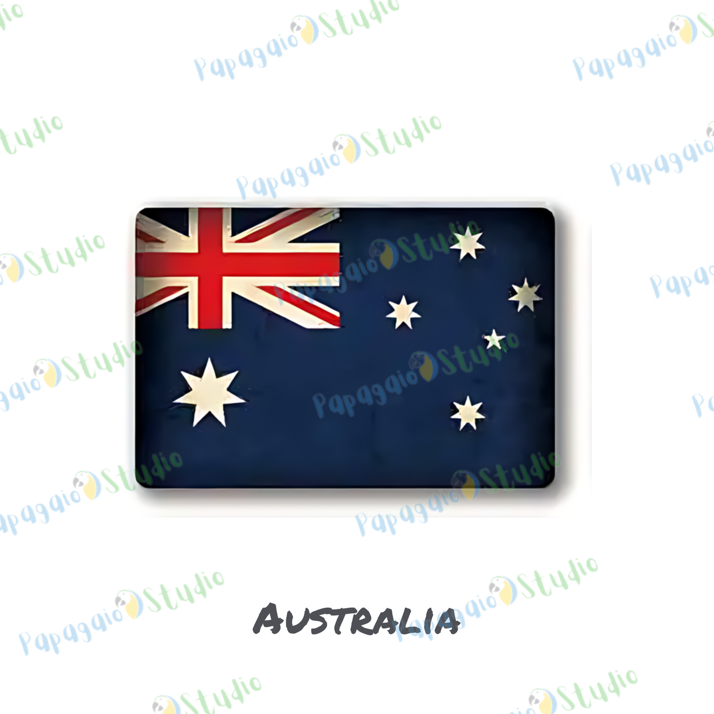 Vintage National Flags Tin Signs • Retro World Flags Metal Print • Patriot Country Flag Decor • Wall Art for Home, Bar, Office, Cafe • Papagaio Studio Design Shop