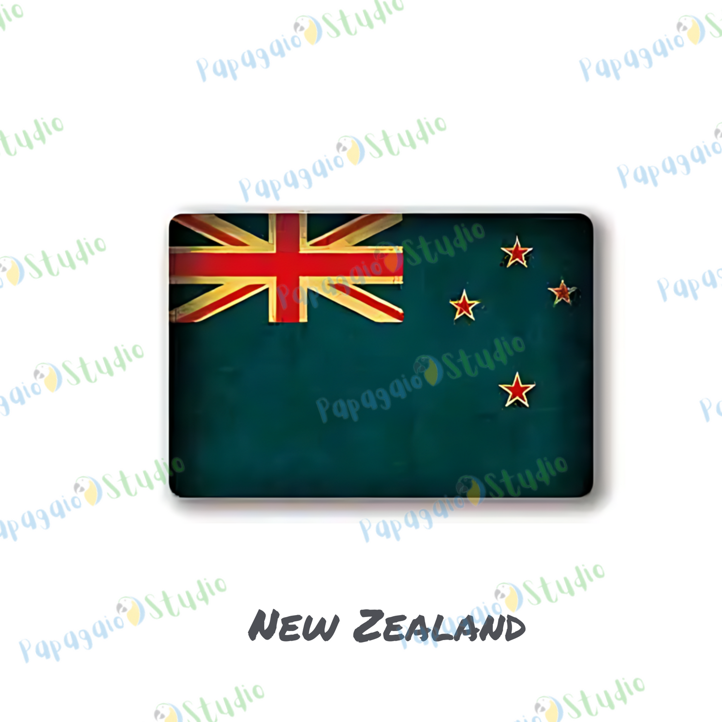 Vintage National Flags Tin Signs • Retro World Flags Metal Print • Patriot Country Flag Decor • Wall Art for Home, Bar, Office, Cafe • Papagaio Studio Design Shop