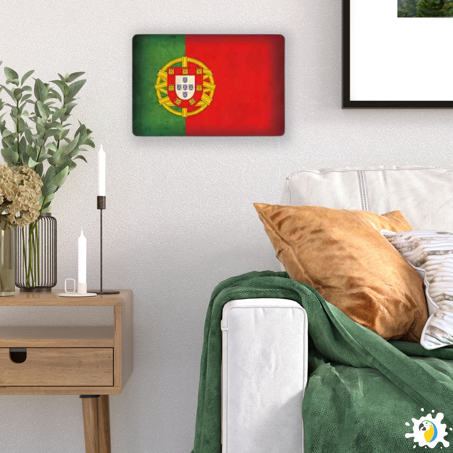 Europe National Flags Tin Sign • Retro Country Metal Print • Vintage European Nations Wall Art Decor For Home, Bar, Office, Cafe • Papagaio Studio Design Shop