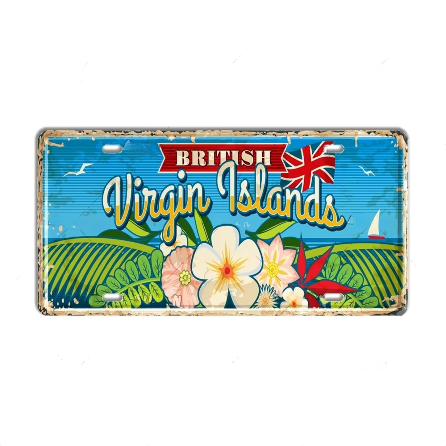 Britain Scotland Northern Ireland Landmark License Plate • England UK Metal Tin Sign • United Kingdom Cities & Territories Metal Sign •Papagaio Studio Design Shop