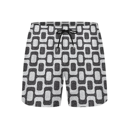 Ipanema Promenade All-Over Print Men's Casual Shorts • Rio De Janeiro Brazil Double-Layer Sports Brazil Beach Pants