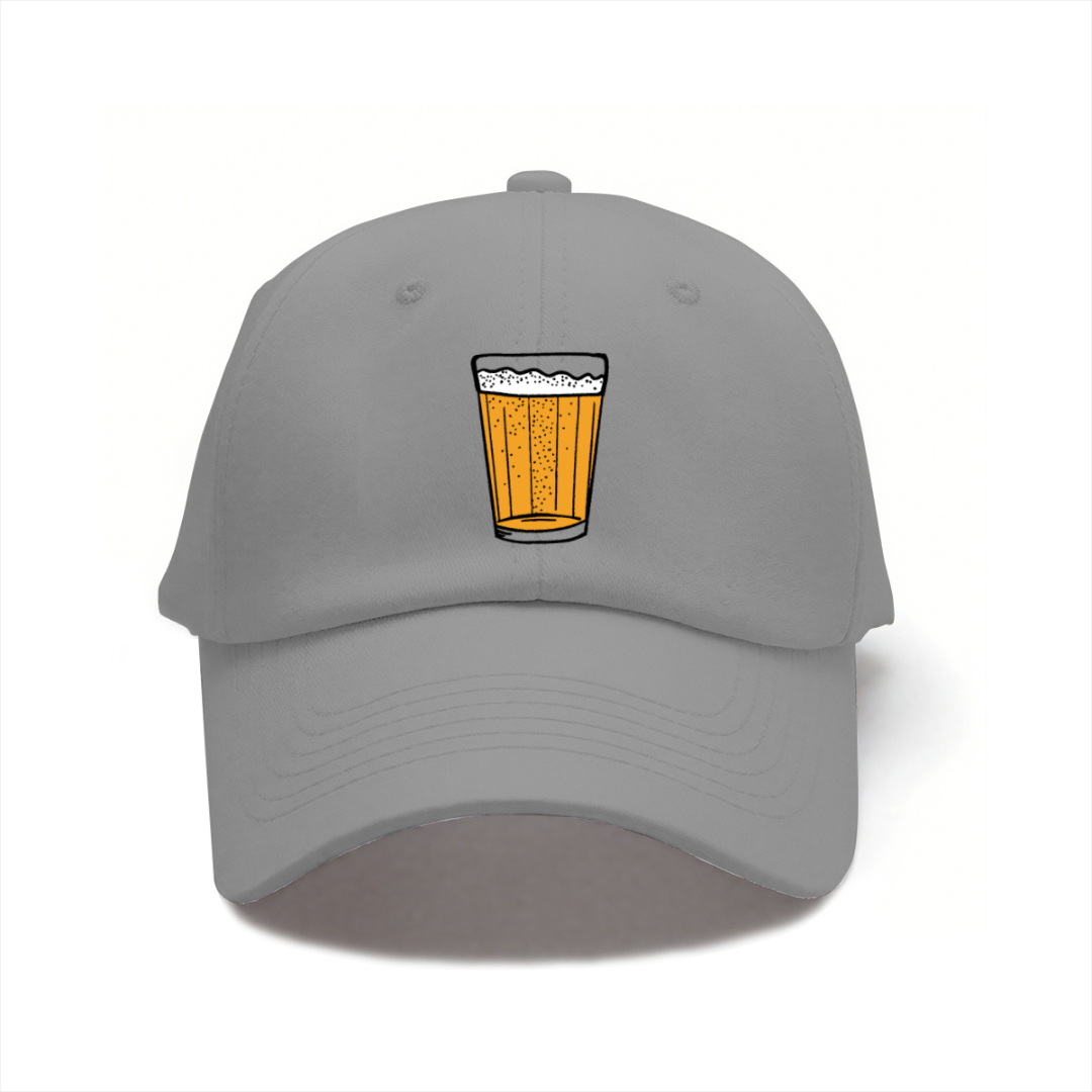 Cervejinha No Copo Americano Dad Hat – Brazilian Aesthetics Beer Glass Cap
