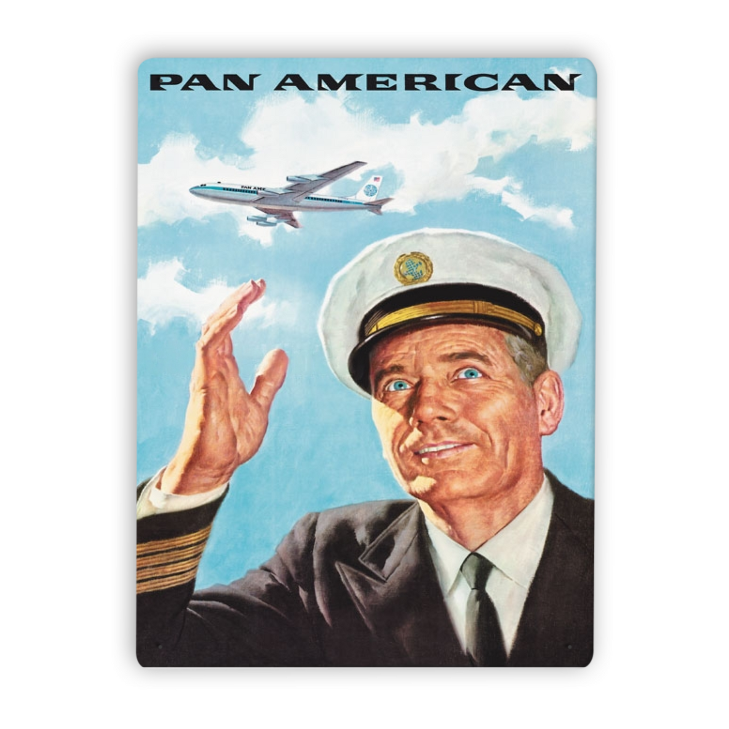 Pan Am Brazil South America Rio Vintage Travel Metal Posters • 1950s Aviation Tin Signs •